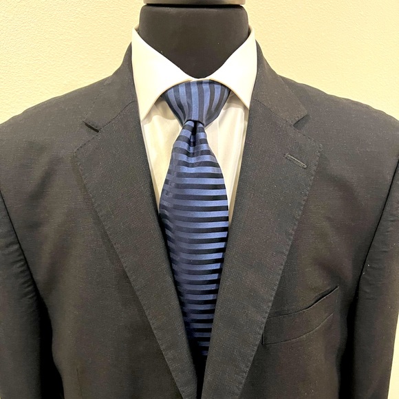 PETER MILLAR SPORT COAT BLAZER JACKET NAVY MEN 46R - Picture 5 of 10